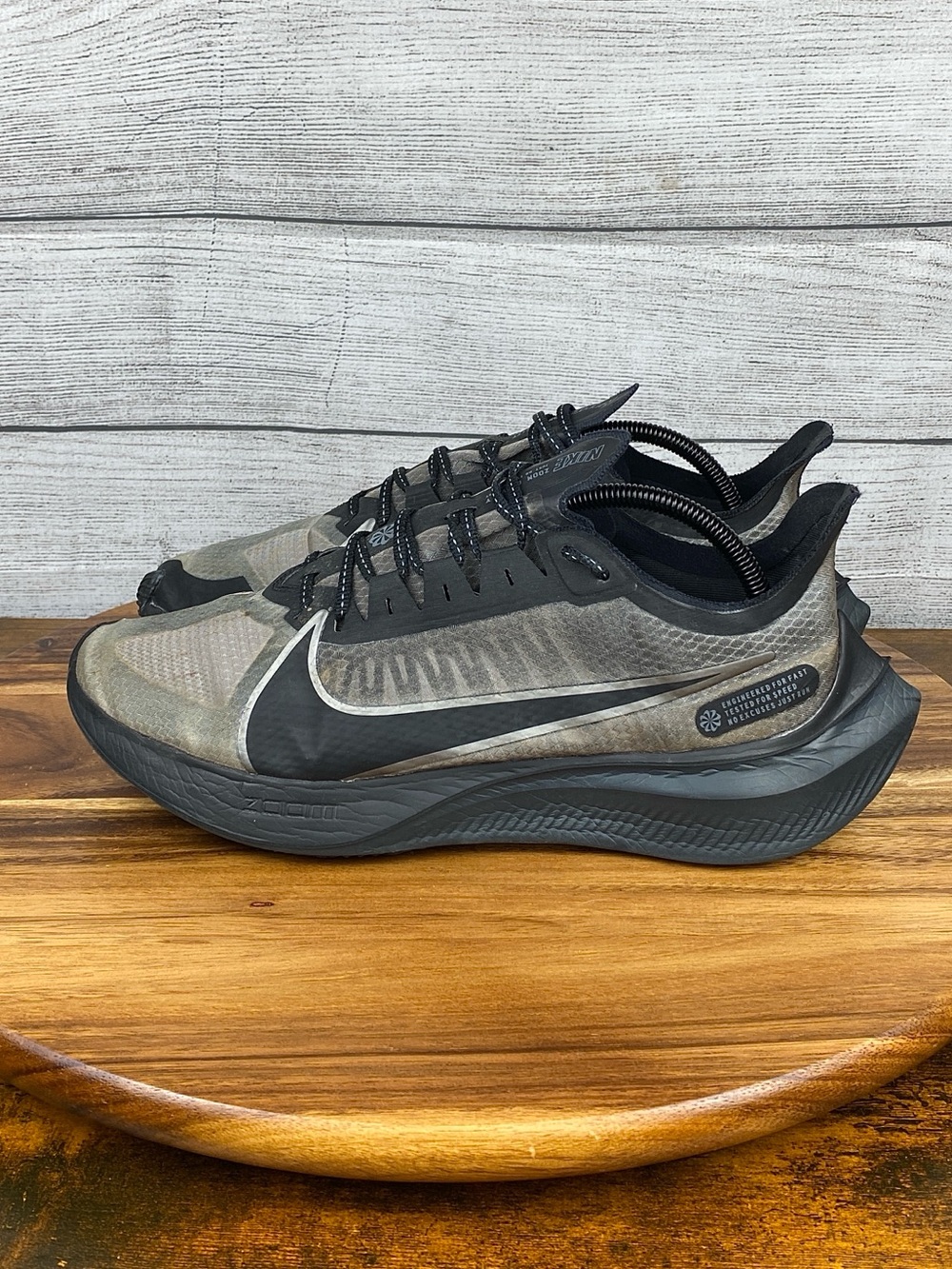 Nike Zoom Gravity Black Grey Running Shoes BQ3202-004 Men’s Sneaker Size 10.5
